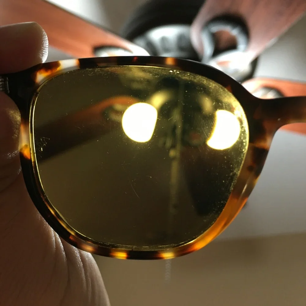 Ray-Ban Elliot RB2197 1357/57 Striped Havana Tortoise Polarized Sunglasses 52mm